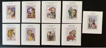 Guinea 1998/1999 Mi. Bl. A-I 569 Pope John Paul II Lions Rotary Dunant Space
