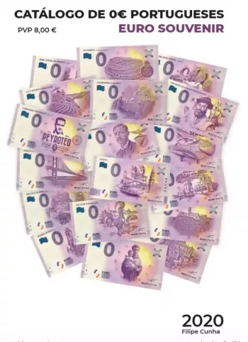Catalogue des billets Euro Souvenir portugais 2020