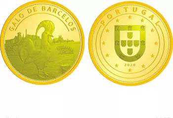 “Galo de Barcelos” souvenir medal