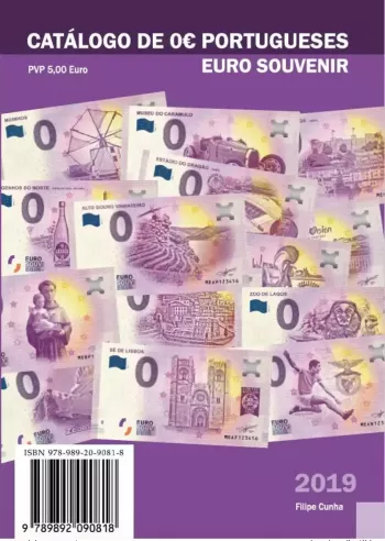Catalogue des billets Euro Souvenir Portugal 2019