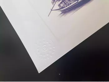 Billet touristique Souvenir Epreuve d'artiste "Porto" numérotée et signée