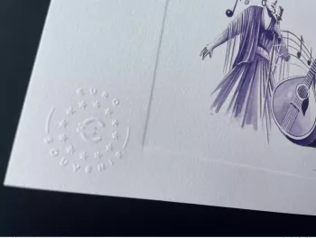 Billet touristique Souvenir Epreuve d'artiste "Fado" numérotée et signée