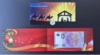 Billet touristique Souvenir 2021 Espagne En El Portal de Belen