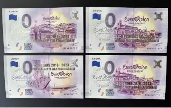 Billet Souvenir 2018 Portugal Eurovision 2018 5 years Netta Barzilai Israel