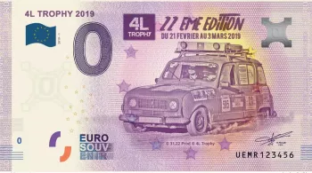 Billet touristique Souvenir 2019 4L Trophy 2019