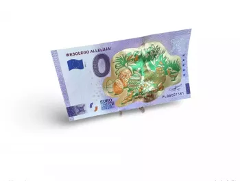 Billet touristique Souvenir 2022 Wesolego Alleluja! "Gold" (poule)