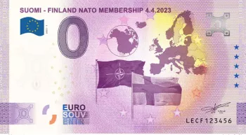 Billet Souvenir 2023 Finlande Suomi - Finland Nato Membership 4.4.2023