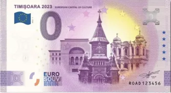 Billet touristique Souvenir 2022 Roumanie Timisoara 2023
