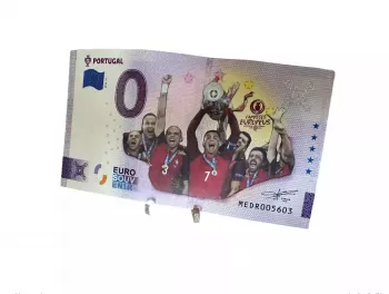 Billet touristique Souvenir 2024 Portugal FPF Portugal - Euro 2016 color