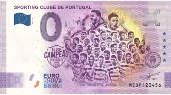 Billet touristique Souvenir 2021 Portugal Sporting Clube de Portugal 2021-6