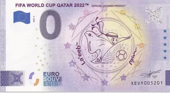 Billet touristique Souvenir 2022 Allemagne FIFA World Cup Qatar 2022TM (2)
