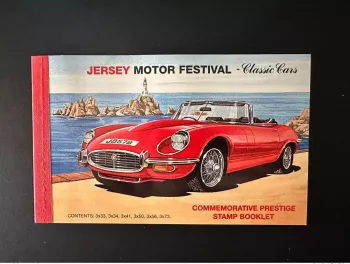 Jersey 2005 Mi. MH 18 VARIETY IMPERF Booklet Motor Festival Classic cars