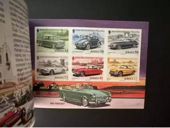 Jersey 2005 Mi. MH 18 VARIETY IMPERF Booklet Motor Festival Classic cars
