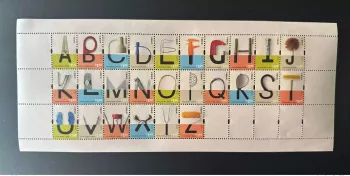 Hongkong 2005 Mi. 1227-1252 Alphabet Bogen Gummi wahrscheinlich FDC (?)