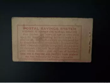 USA 1926? Mi. 263 Booklet notebook 6x George Washington (half)