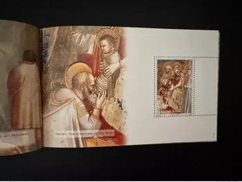 Palestine  2000 Mi. MH 153 - 155 Holy Year Bethlehem RARE SPECIMEN BOOKLET