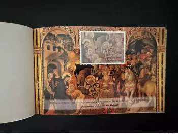 Palestine  2000 Mi. MH 153 - 155 Holy Year Bethlehem RARE SPECIMEN BOOKLET