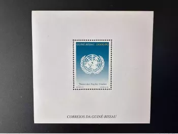 Guinée Bissau 1995 Mi. Bl. 296 50 anos das Naçoes Unidas UN United Nations ONU