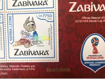Sierra Leone 2018 surch. sheets FRANCE CHAMPION FIFA Coupe Monde Russie Football