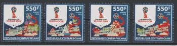 Zentralafrika 2018 Aufdr. FRANKREICH FIFA WM Russland Fußball