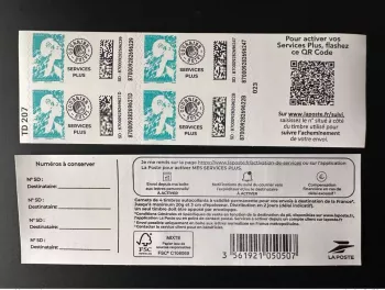 Frankreich 2024 Heft 4 BM Marianne de l'Avenir Services Plus 25000Ex TD 207