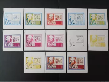 Niger 1996 Mi. 1198 (Bl). essais couleur Marilyn Monroe Cinema Actrice Hollywood
