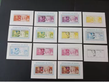 Niger 1996 Mi. 1191 - 1192 essais couleur Madonna Janis Joplin Musique Singer