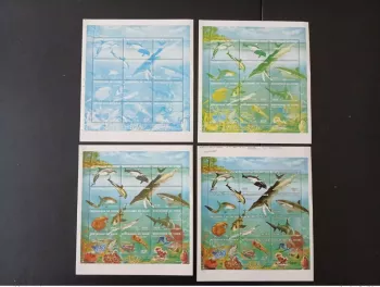 Niger 1998 Mi. 1506 - 1517 essais couleur faune marine Fauna poissons Fishes