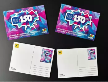 Centrafricaine 2024 Stationery Entier Ganzsache Joint Issue 150 ans years UPU