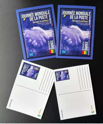 Guinea 2023 Ganzsache Weltposttag World Post Day UPU