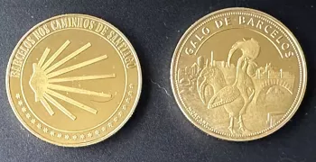 Médaille souvenir "Barcelos - Galo & Caminhos de Santiago"