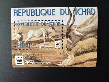 Chad Tschad 2012 Mi. Bl. 465 WWF Fauna Addax Panda