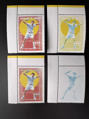 Sénégal 1999 Mi. 1697 essais couleur 400 F Pete Sampras Tennis Sport USA