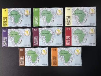 Togo 2000 Mi. 3159 - 3166 La Paix en Afrique Peace Frieden OUA O.U.A.