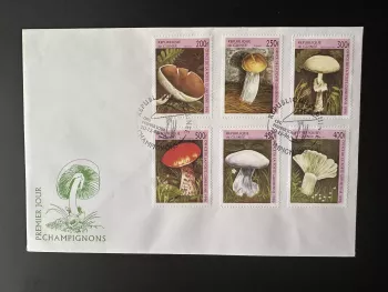 Guinée 1996 Mi. 1610 - 1616 FDC 1er Jour Champignons comestibles Mushrooms Pilze