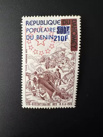 Benin 1976 Mi. 62 200 Jahre USA Aufdruck overprint MNH**