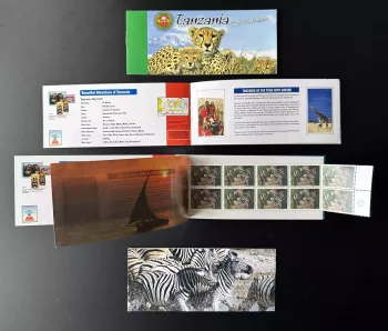 Tanzania 2005 Mi. 4228 MH Tourism Magical Wildlife Lion Panther Notebook