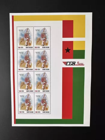 Guinea Bissau 2023 Mi. ? Personalized Pape Pope Papst John Jean Johannes Paul II