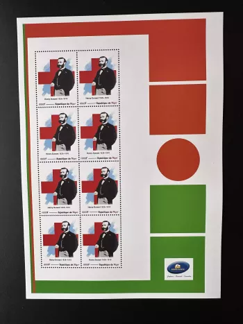Niger 2023 Mi. ? Personalized Henri Henry Dunant Red Cross Croix Rouge