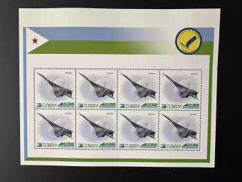 Djibouti Dschibuti 2023 Mi.? Concorde Avion Airplane Flugzeug