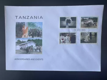 Tanzania 2005 Mi. 4331 - 4334 FDC 1er jour Events Pope John Paul II Jean Pape