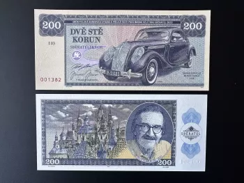 2023 Matej Gabris 200 Korun Skoda Popular Monte Carlo voiture Sberatel Zapadlik