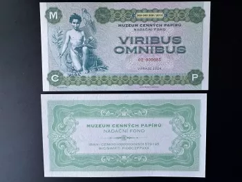 2024 Matej Gabris Viribus Omnibus MCP Muzeum Cennych Papiry Museum SPECIMEN