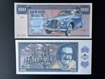 2024 Matej Gabris 200 Korun Skoda Rapid 1500 voiture Sberatel Praha Zapadlik