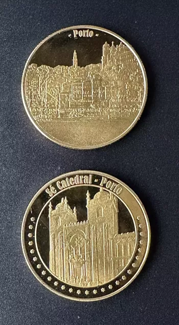 Médaille souvenir "Porto - Sé Catedral"
