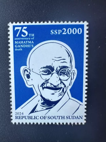 Sud-Soudan 2024 Mi. 33 Mohandas Mahatma Gandhi Inde Anniversary death 2000 SSP