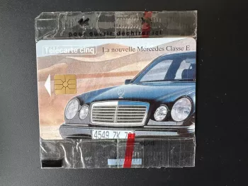 Telefonkarte Frankreich 1995 5U - Auflage 8000 - Neue Mercedes E-Klasse