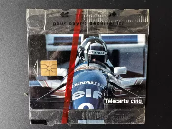 Telefonkarte Frankreich 1994 5U - Auflage 15000 - Renault Sport im Blister