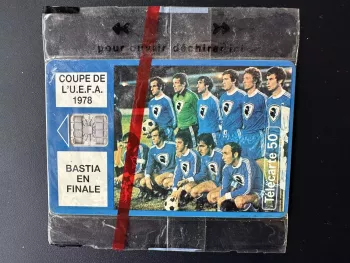Telefonkarte Frankreich 1993 50E - 8000 Ex - UEFA Fußball Bastia Finale Blister