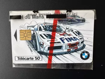 Telefonkarte Frankreich 1996 50E - 7000 Ex. - 24h Le Mans 1996 BMW, Blister